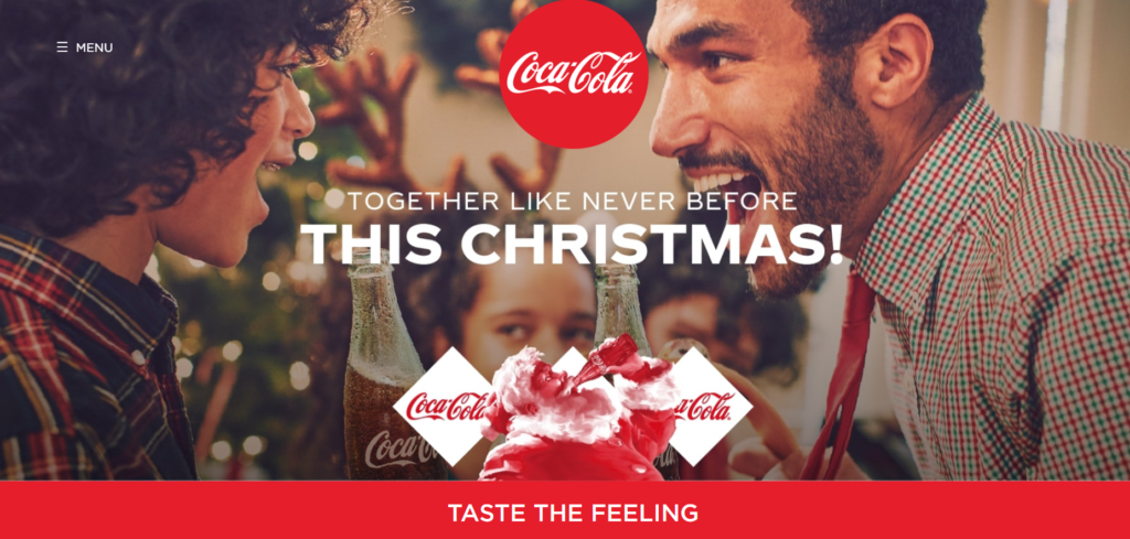 Christmas marketing idea by Coca Cola