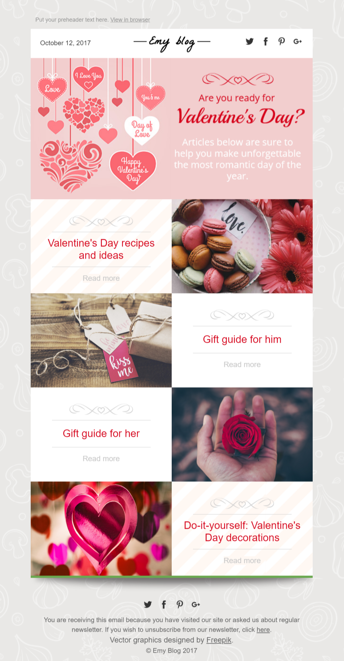 10 Valentine’s Day Email Templates To Boost Sales [2023]