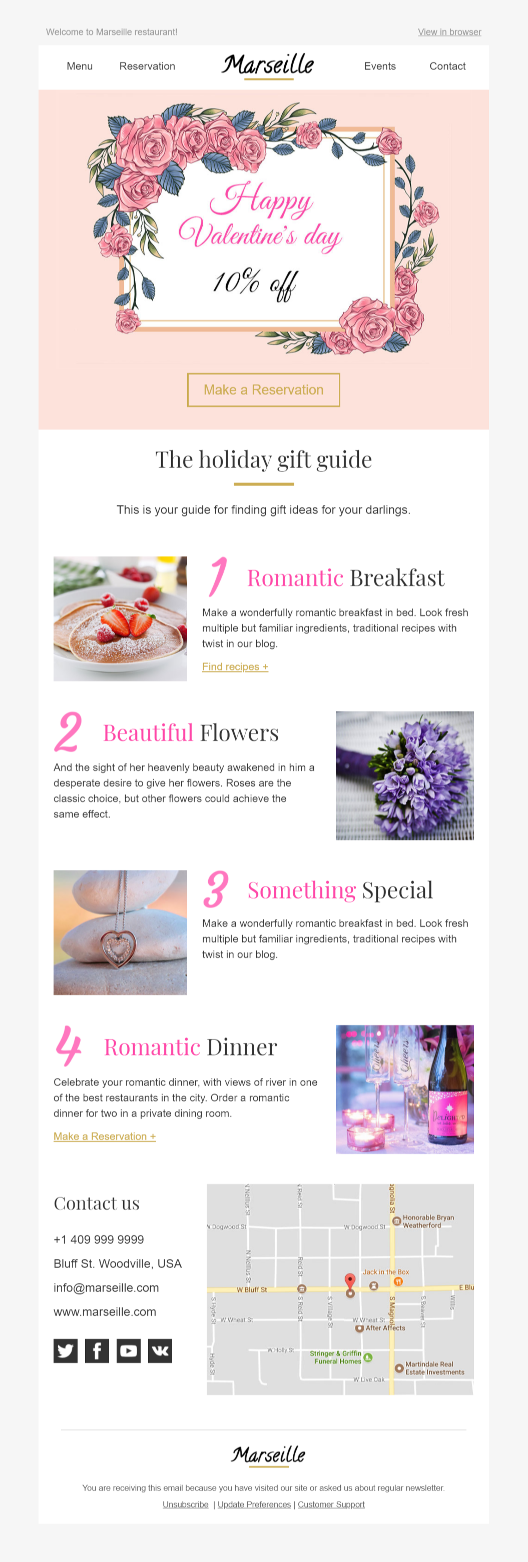 Stripo v-day email template