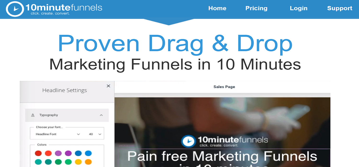 10 minute funnels competitor to ClickFunnels