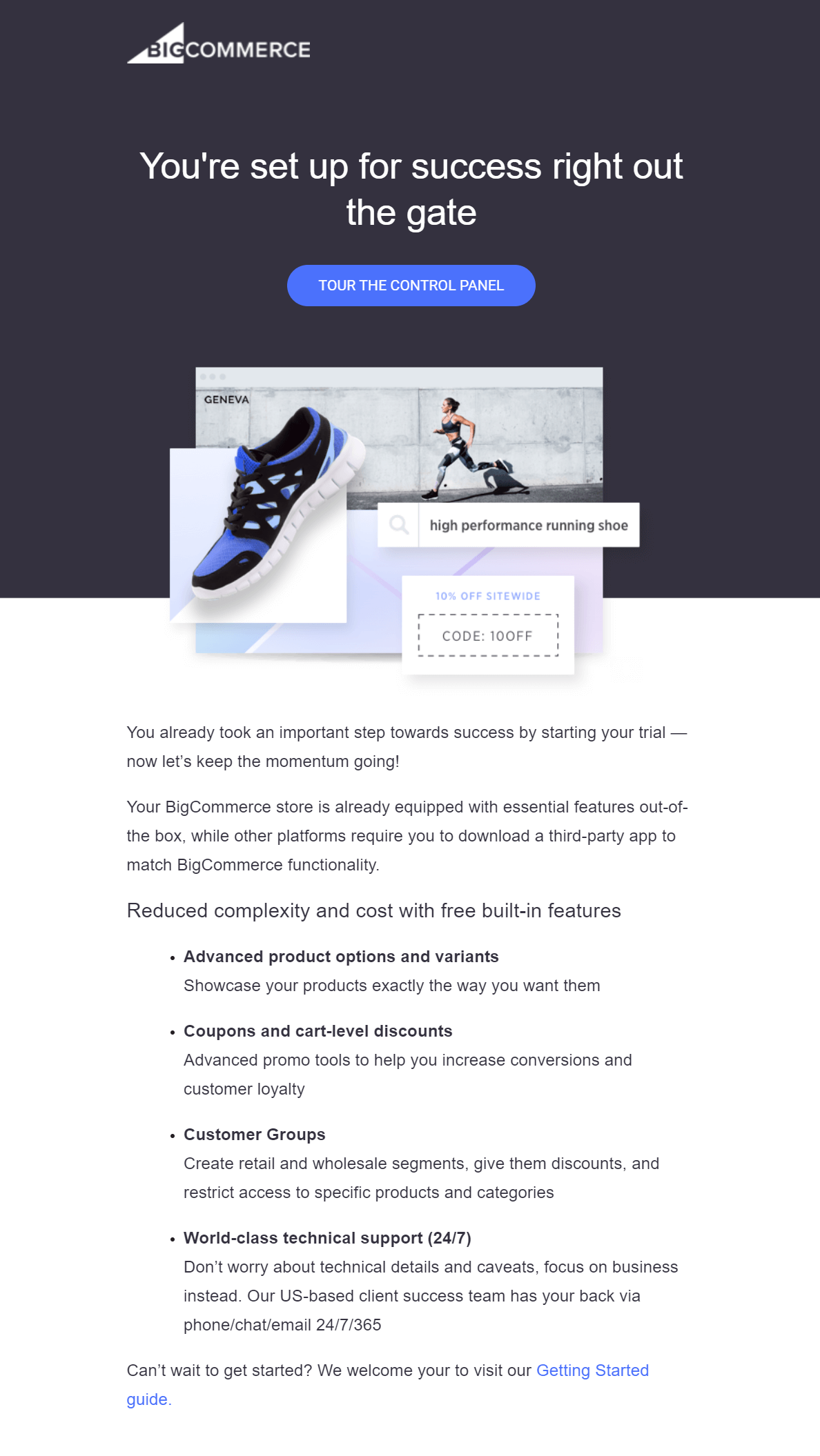 bigcommerce b2b email example