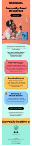 SURREAL email marketing best practice example
