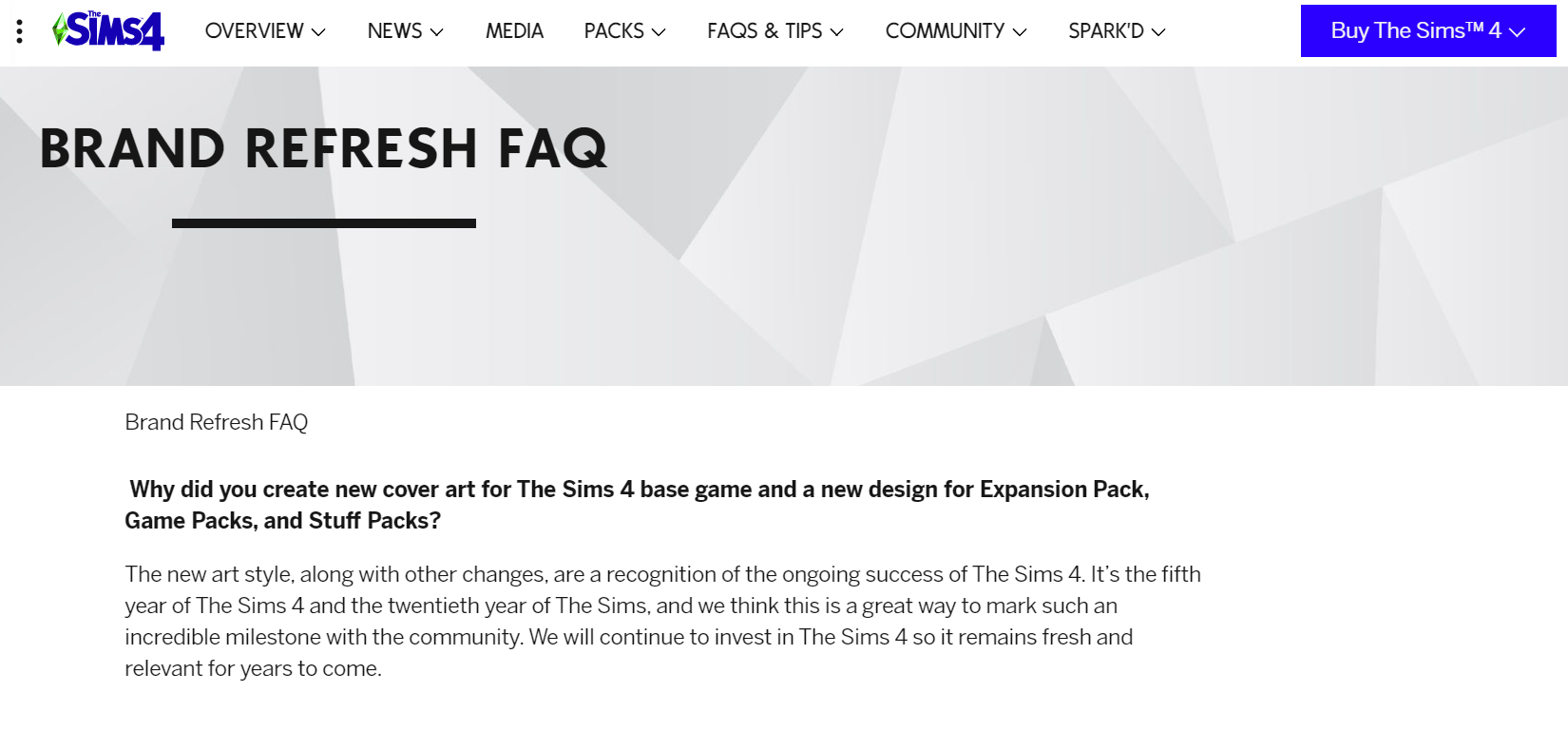 ea brand refresh faq