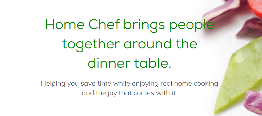 home chef mission statement example