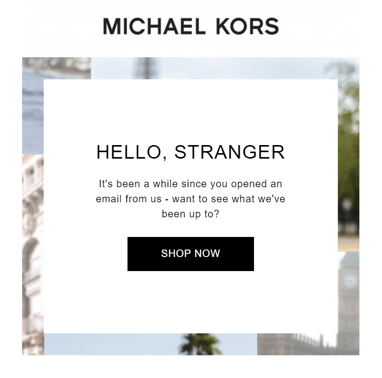 Michael Kors customer retention through engagement sequences