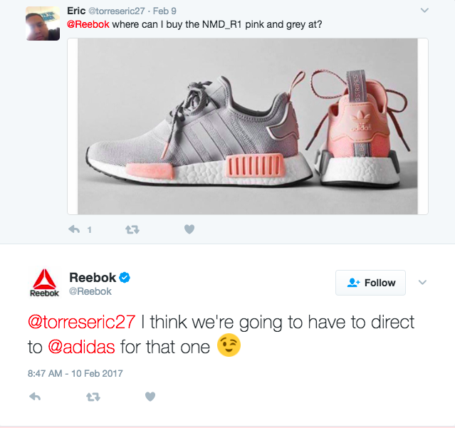 reebok social listening automation