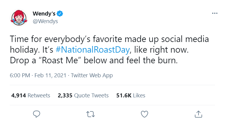 wendy's social media engagement