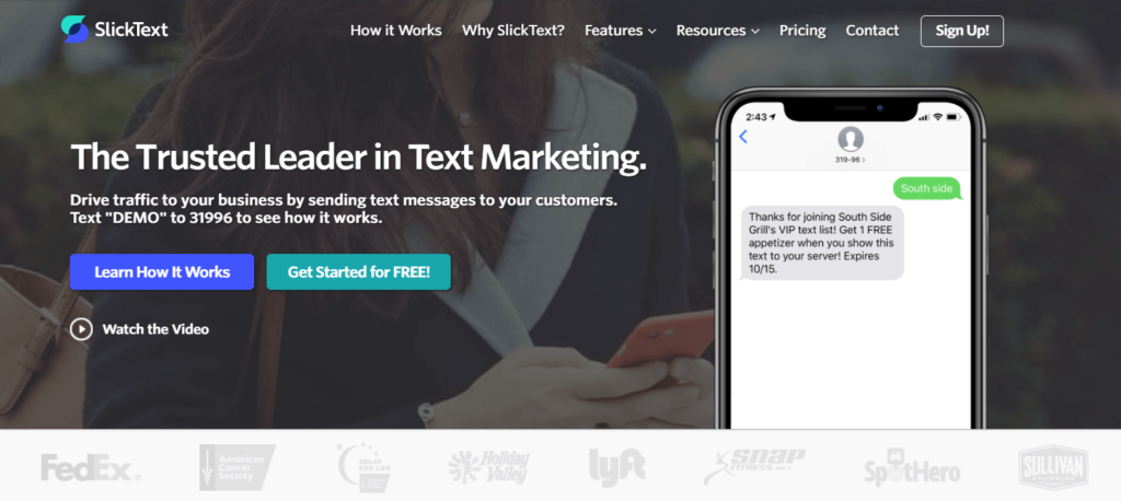 SlickText SMS marketing software