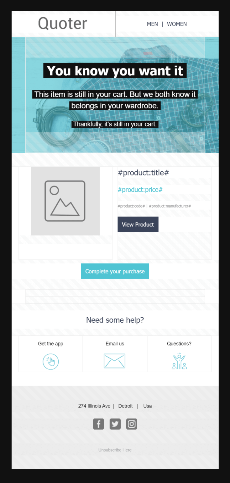12 Brilliant Abandoned Cart Email Templates For 2024 12 Brilliant Abandoned Cart Email Templates For 2024