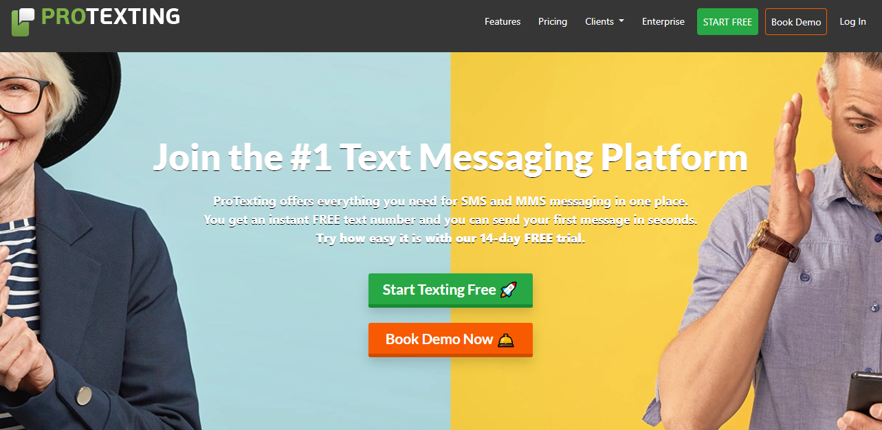 pro texting text messaging platform