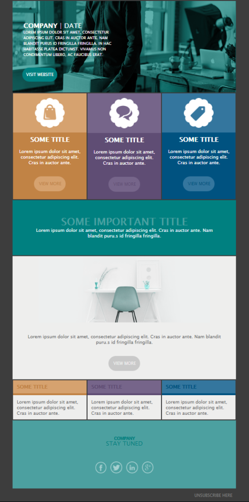 company newsletter template