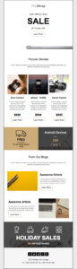 eCommerce product placement template