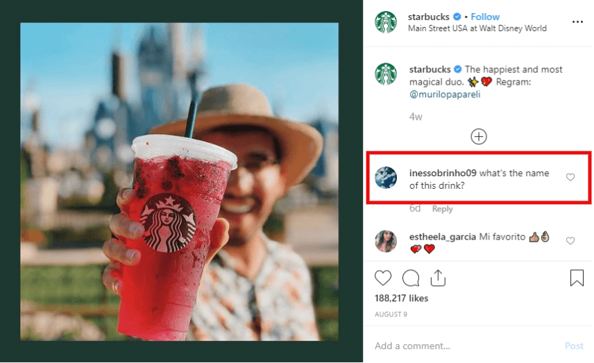 Starbucks user generated content