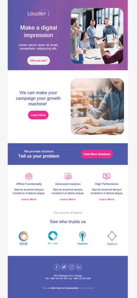 business email template