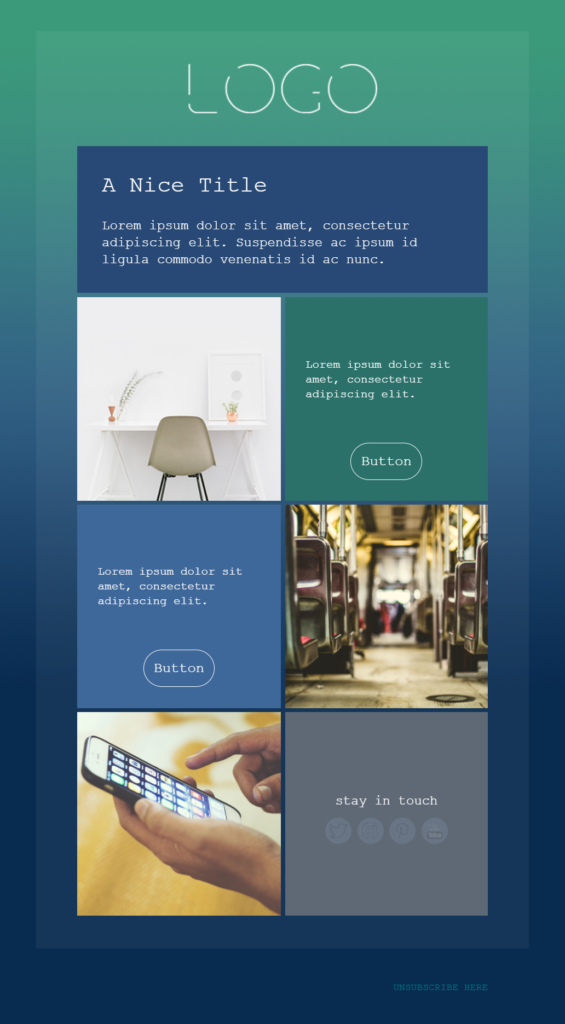 image showcase gallery template