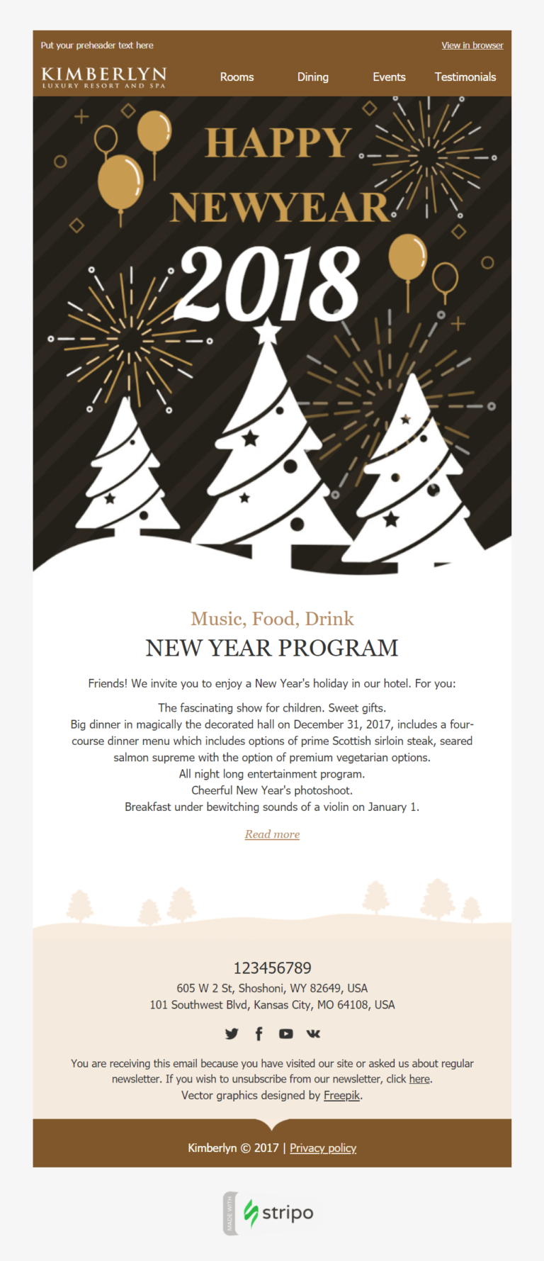 9 Free New Year Email Templates For 2024