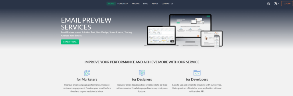 Email Preview Services testing tool