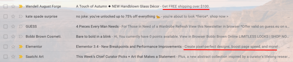 preview text email marketing best practices