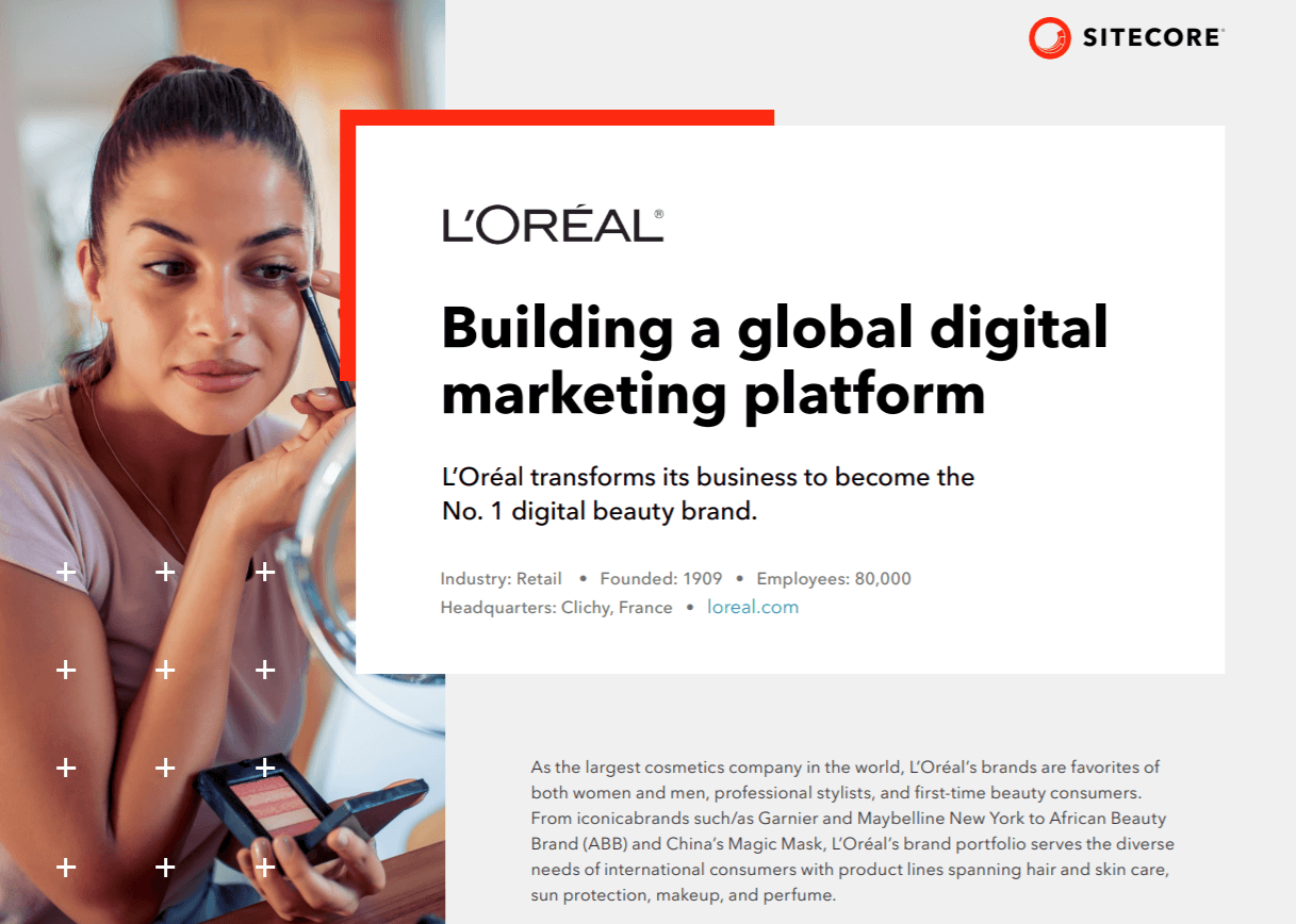 sitecore case study about l'oreal