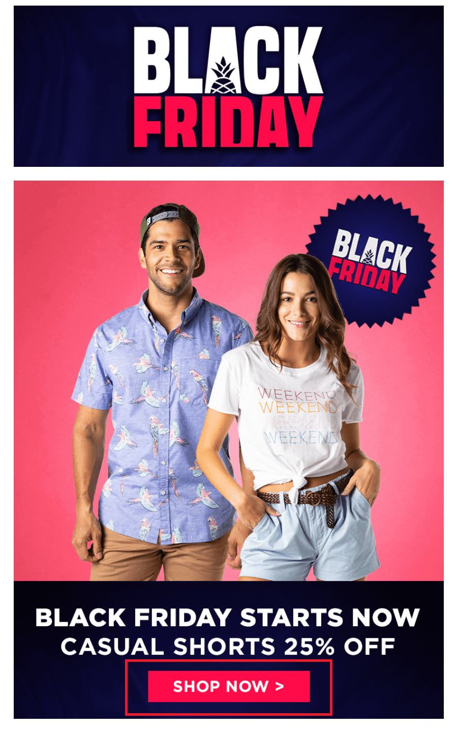 chubbies Black Friday cta button