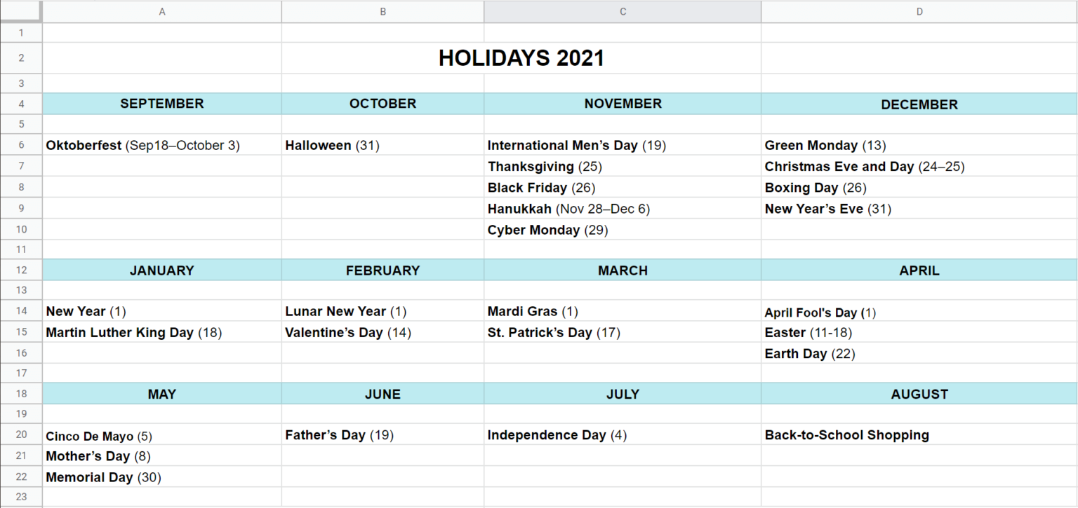 Email Marketing Calendar Guide For 2024 [+Template]