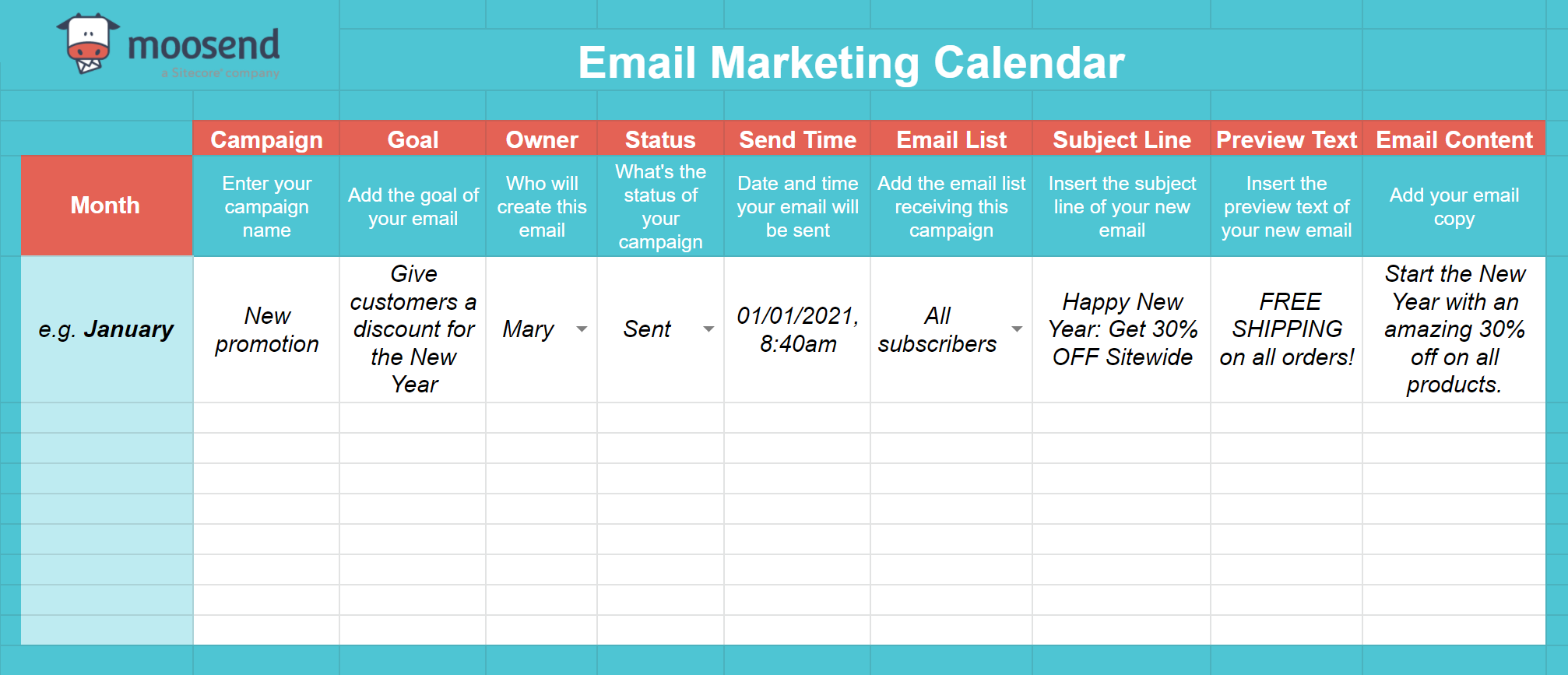 2023 Marketing Calendar