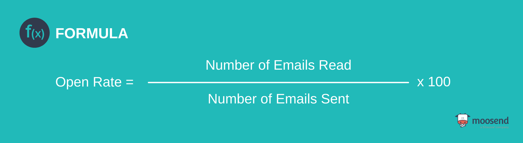 email open rate formula