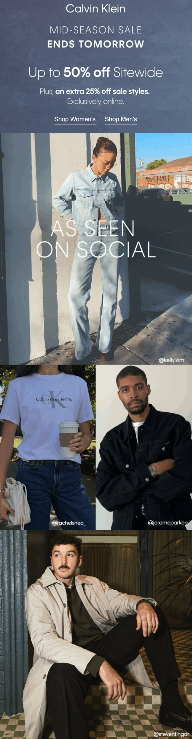 calvin klein ugc email example calvin klein ugc email example