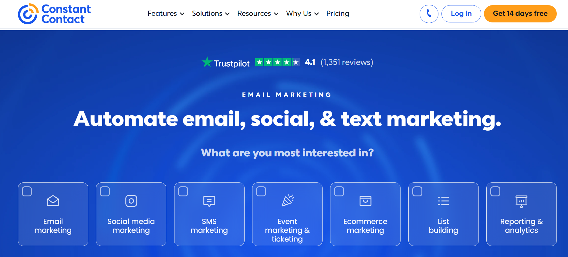 aweber alternative constant contact homepage Constant Contact Homepage