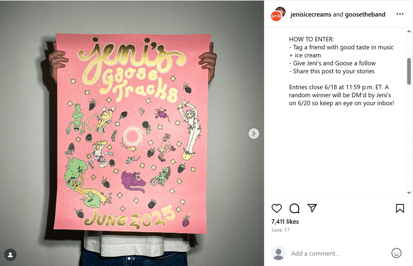 jeni's instagram giveaway post jeni's instagram giveaway post