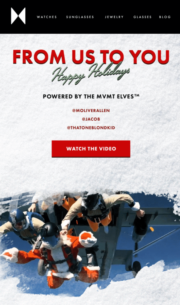 MVMT holiday campaign