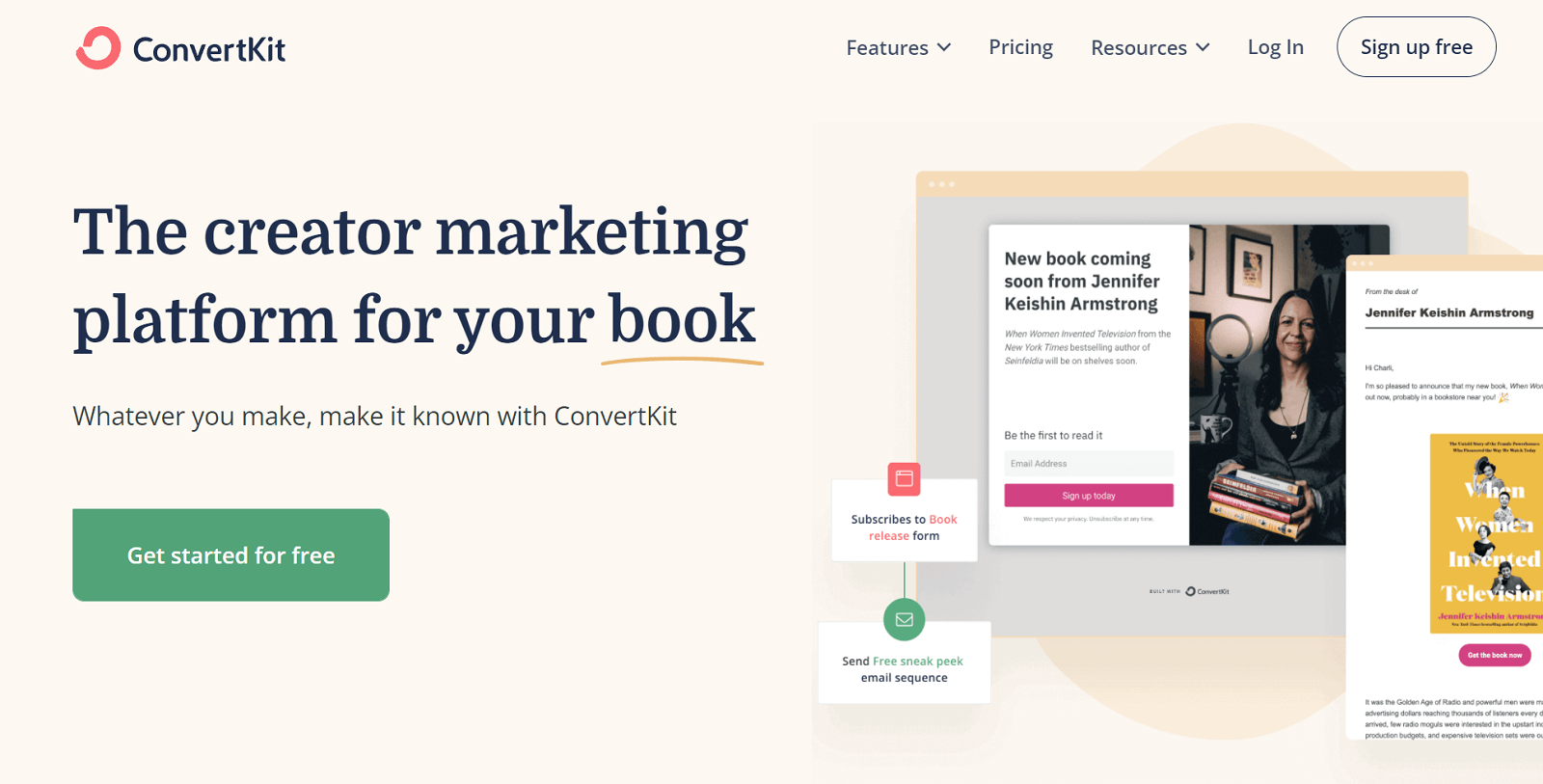 convertkit email marketing platform