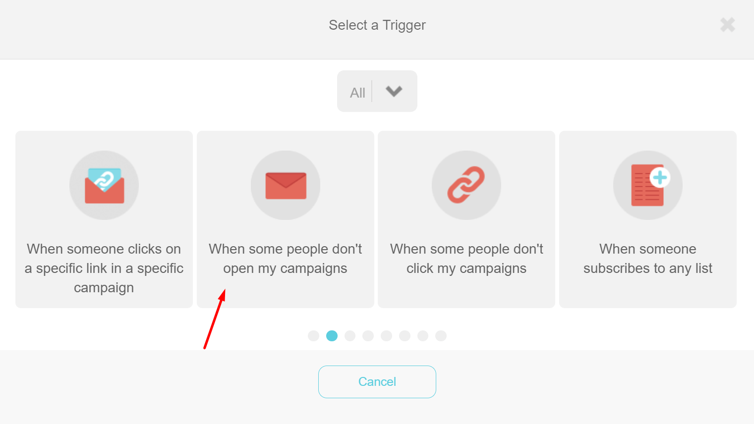 moosend workflow triggers