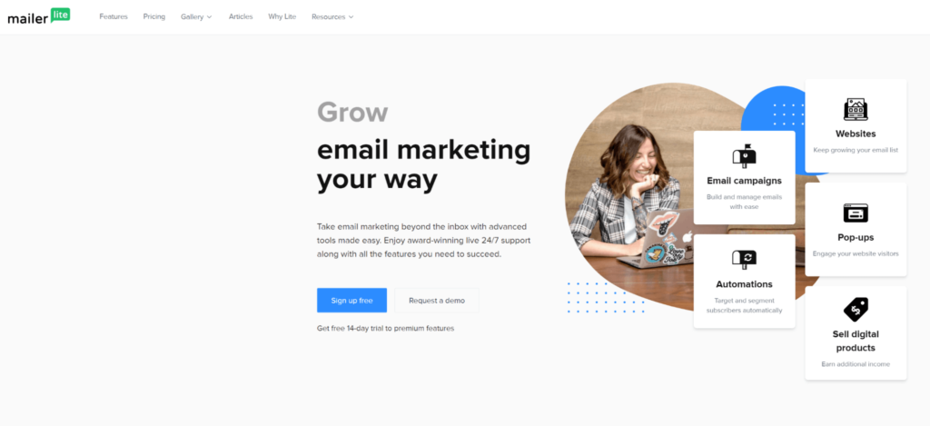 MailerLite email marketing