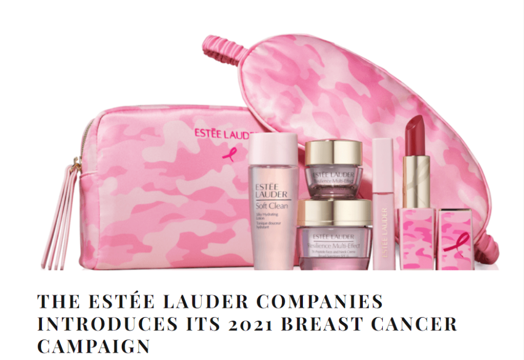 estee lauder cause related marketing