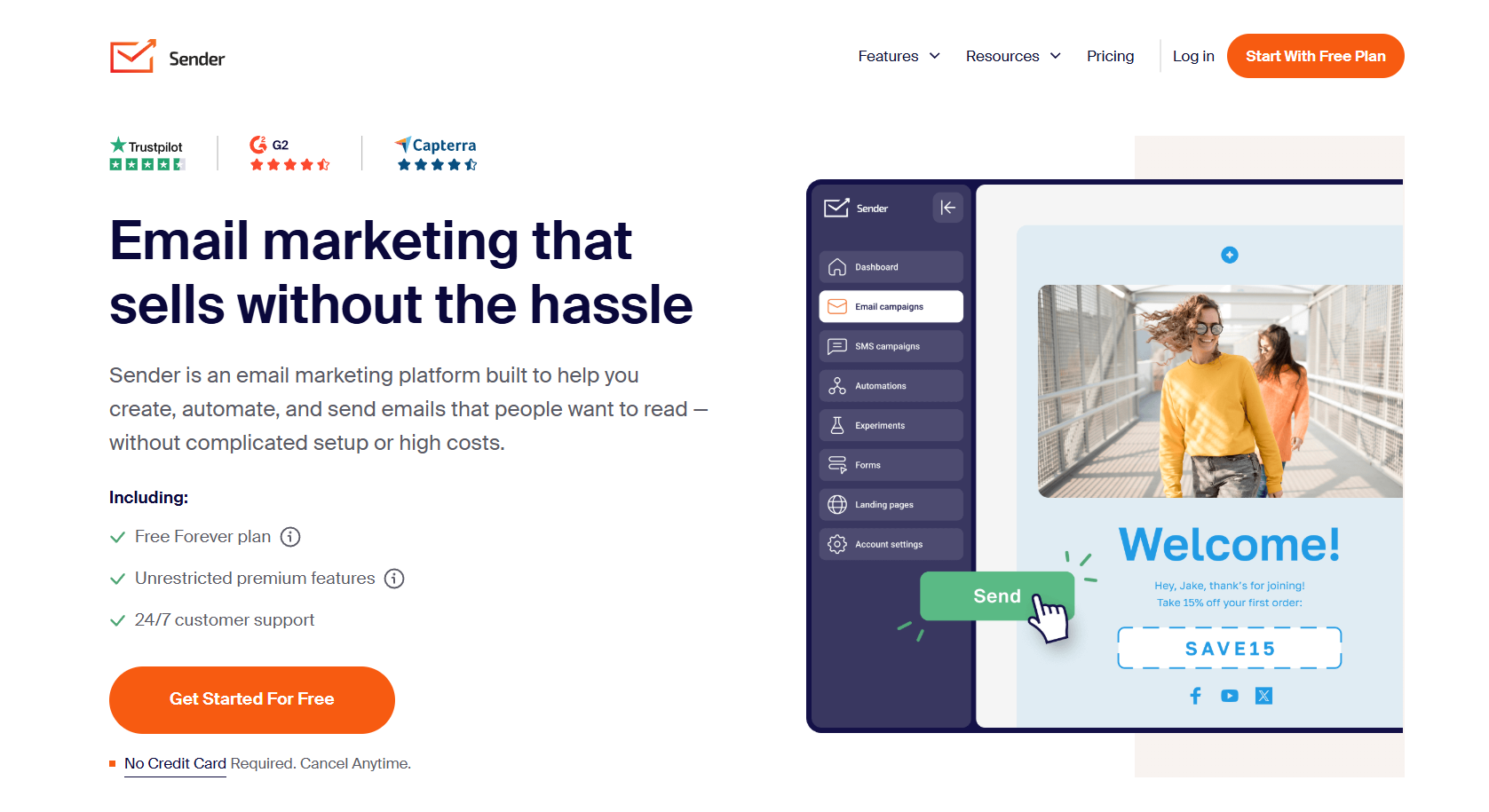 zoho campaign alternative sender homepage sender homepage