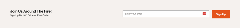 simple signup form
