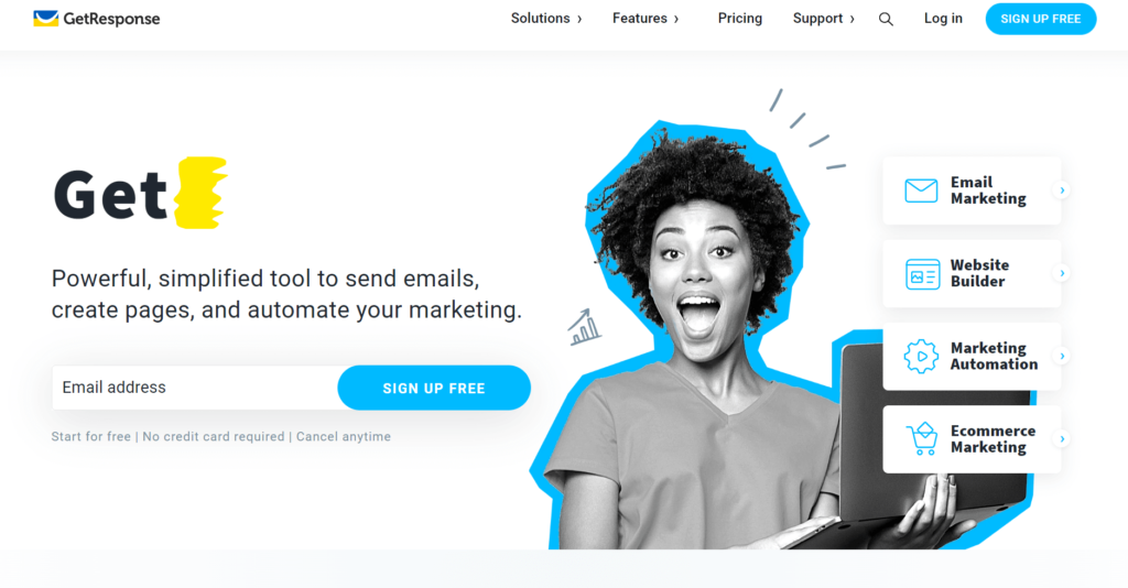GetResponse email marketing tool