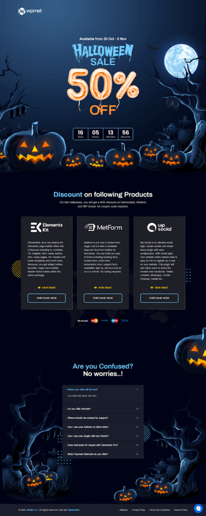 Halloween websites on sale