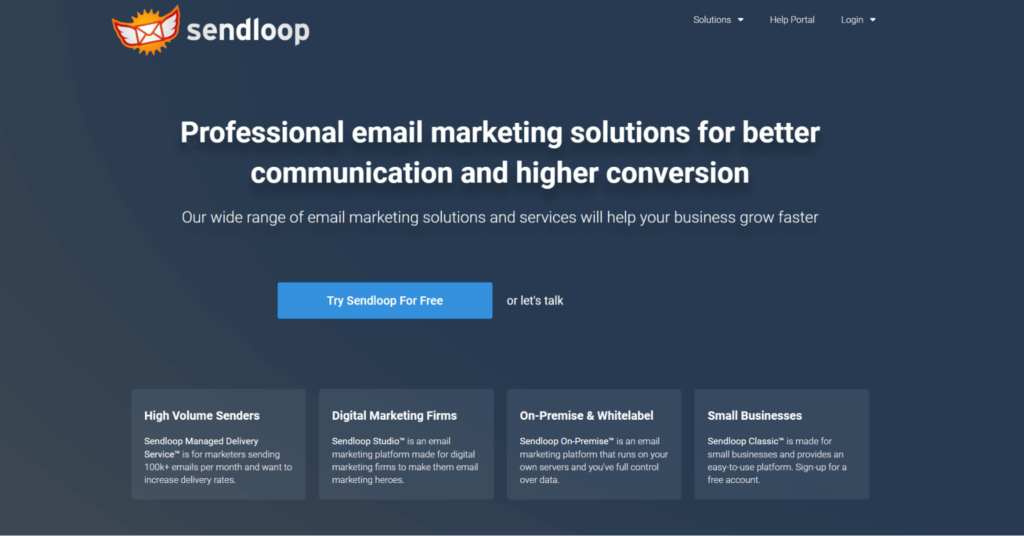 Sendloop email automation platform