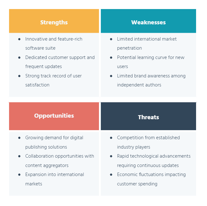 Swot analysis grid with example