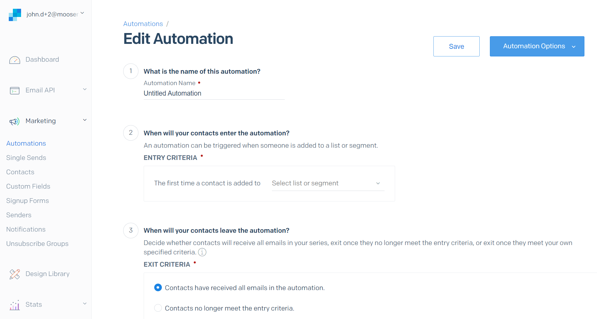 sendgrid email automation tool