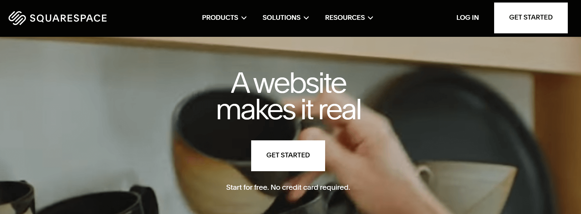 squarespace homepage