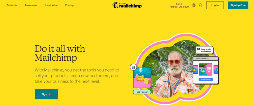 Mailchimp platform 