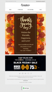Stripo Thanksgiving Day email template