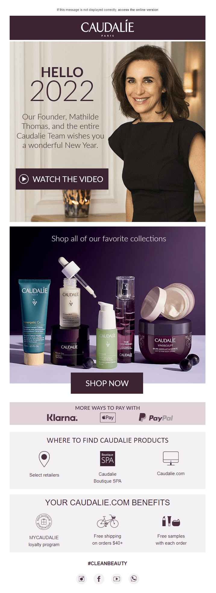 new year email examples