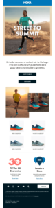 HOKA email design example