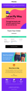 MeUndies confirmation email design 