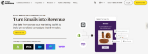 Mailchimp's home page