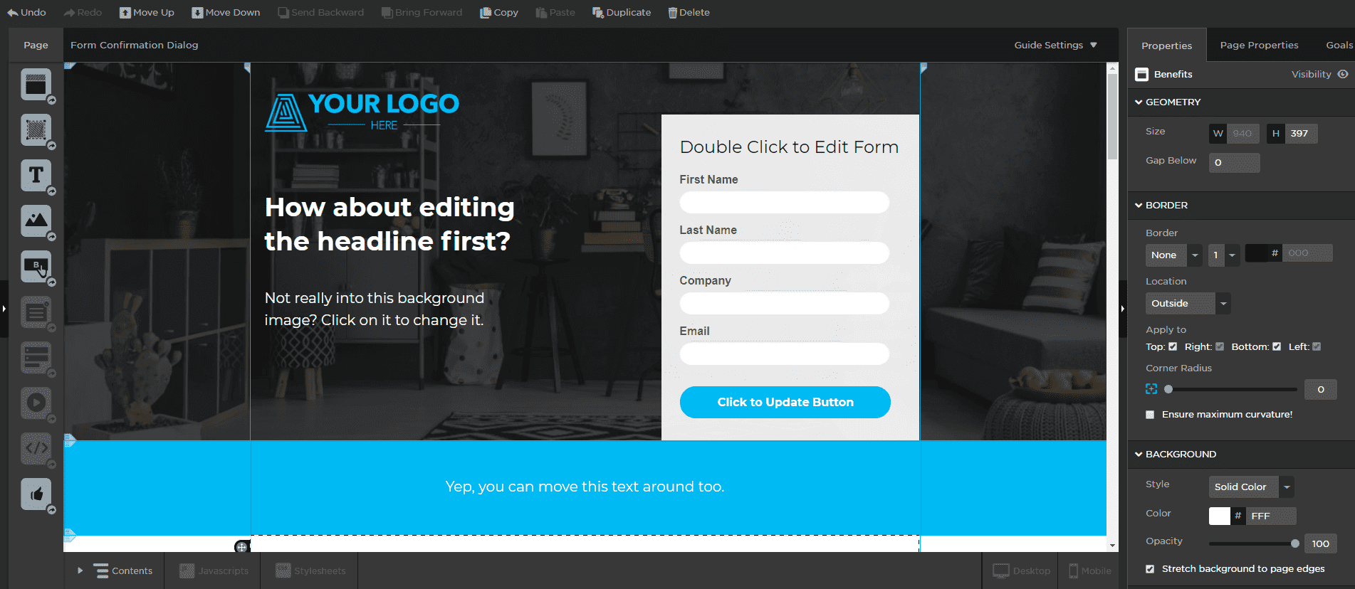 landing page builder